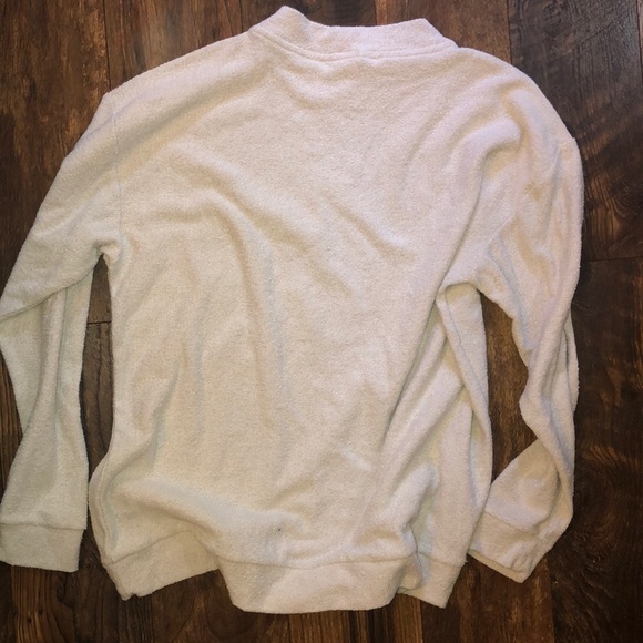 PINK VS | terry crewneck mock neck pullover - Picture 8 of 8